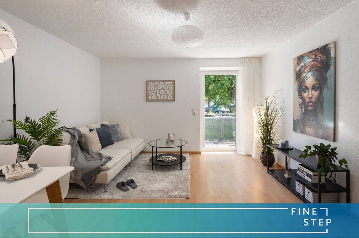 Helle 2-Zimmer-Wohnung mit Balkon – zentral in Traunreut und nahe Chiemsee, 83301 Traunreut