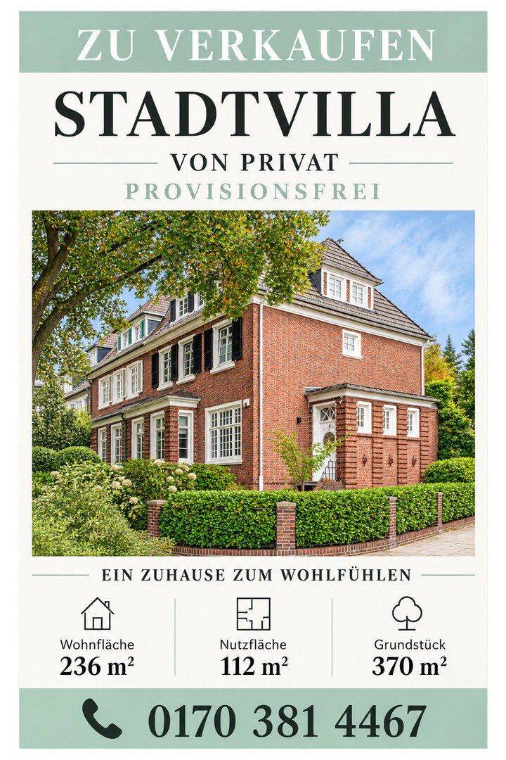 Bremen -Schwachhausen stilvolle Kaufmannsvilla, 28209 Bremen (Barkhof Bürgerpark Bürgerweide/Barkhof Schwachhausen)