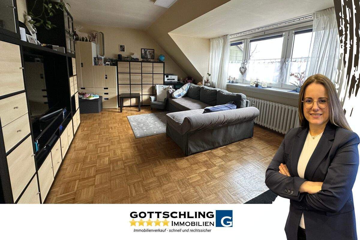 Dachgeschoss Idylle mit drei Zimmern, 45276 Essen (Steele)