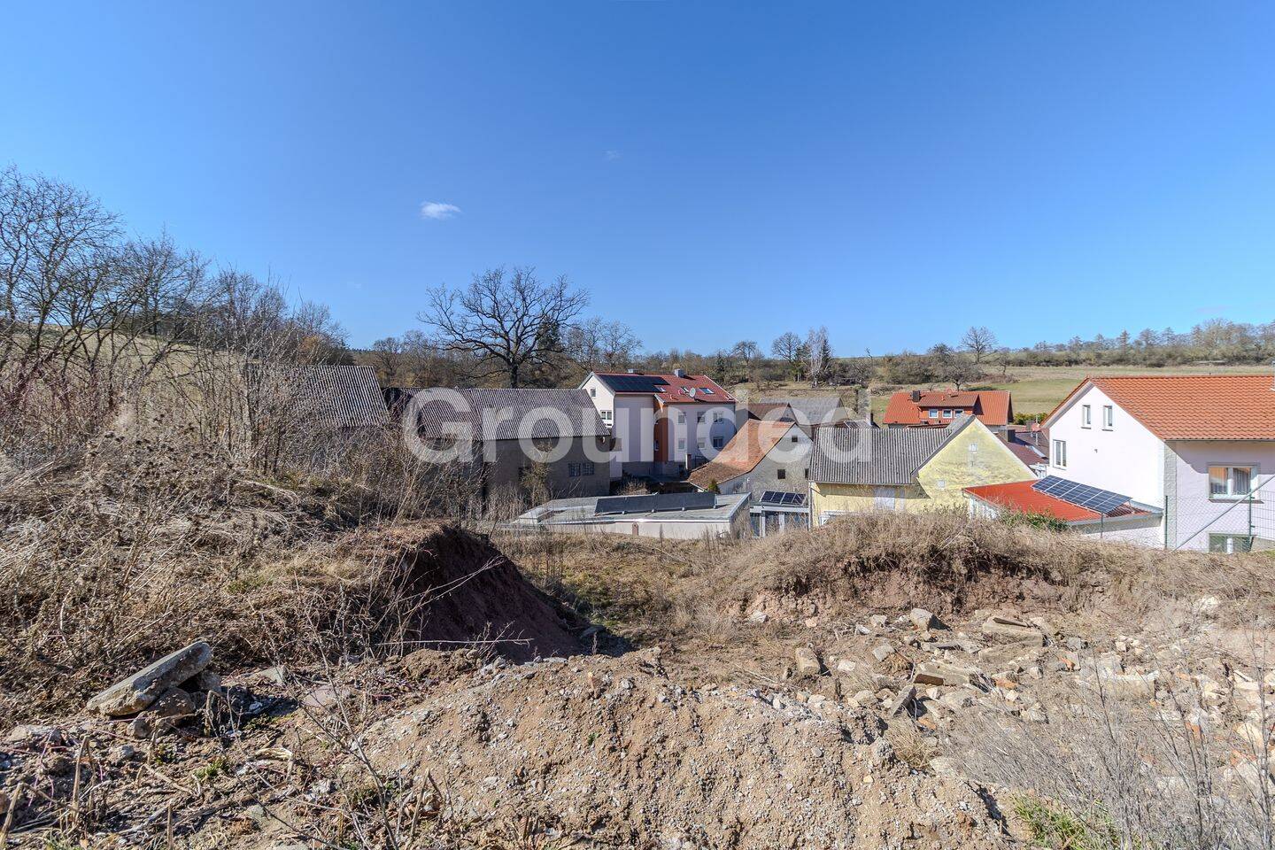 Baugrundstück mit genehmigtem Einfamilienhaus-Projekt in Lisberg, 96170 Lisberg