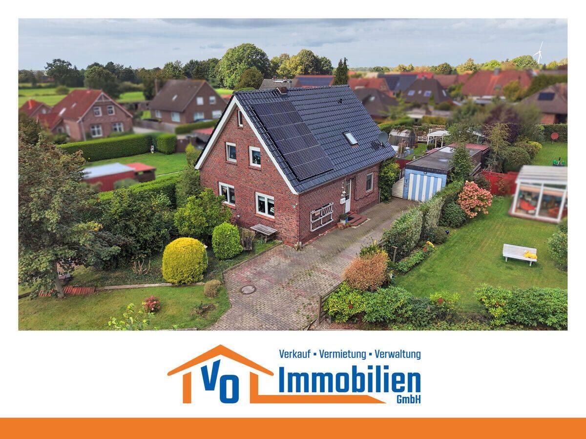 Teilsaniertes Einfamilienhaus mit energetischen Vorzügen in ruhiger Lage von Mittegroßefehn, 26629 Großefehn