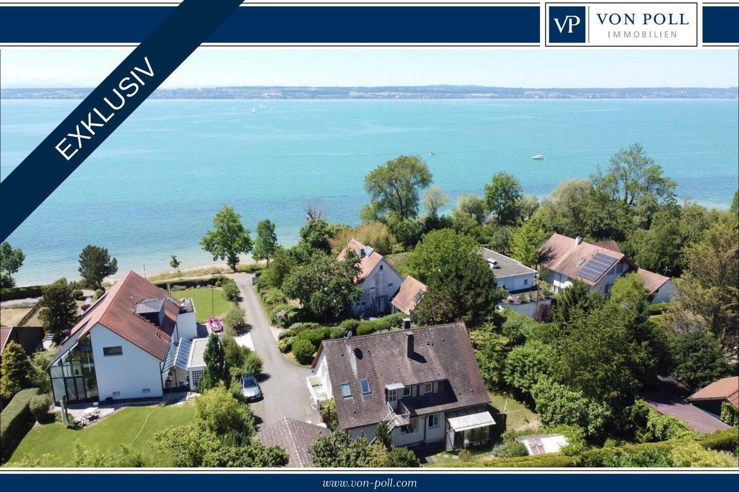 Logenplatz am See: Traumhaftes Seegrundstück mit unmittelbarem Seezugang – Sicht auf See & Alpen, 88709 Hagnau am Bodensee
