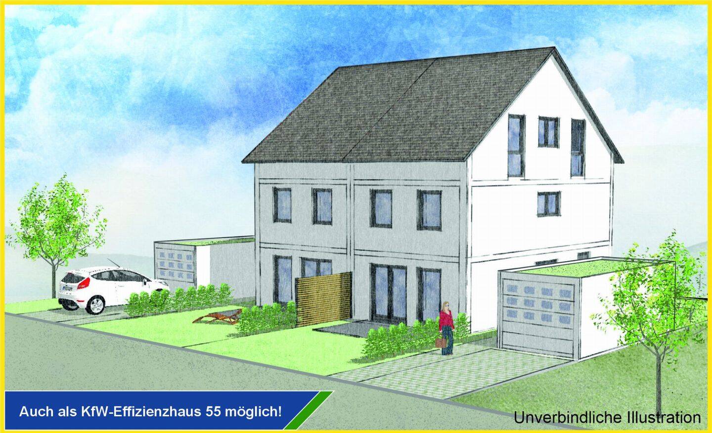 Holzgerlingen – Attraktives Doppelhaus in Familienfreundlicher Wohnlage –, 71088 Holzgerlingen