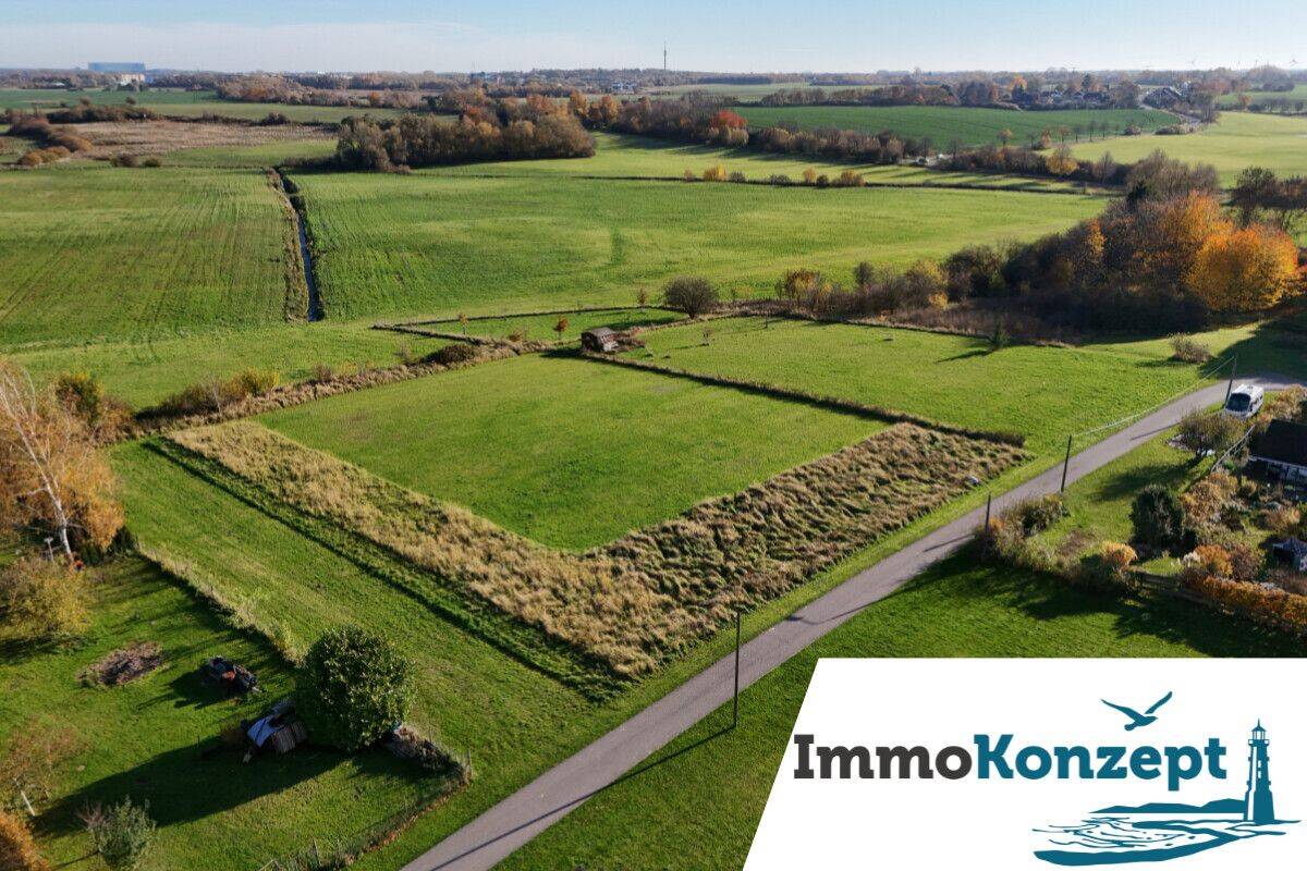 Feldrandlage bei Stralsund – attraktives Baugrundstück mit 1.720 m² in Klein Kordshagen, 18442 Lüssow