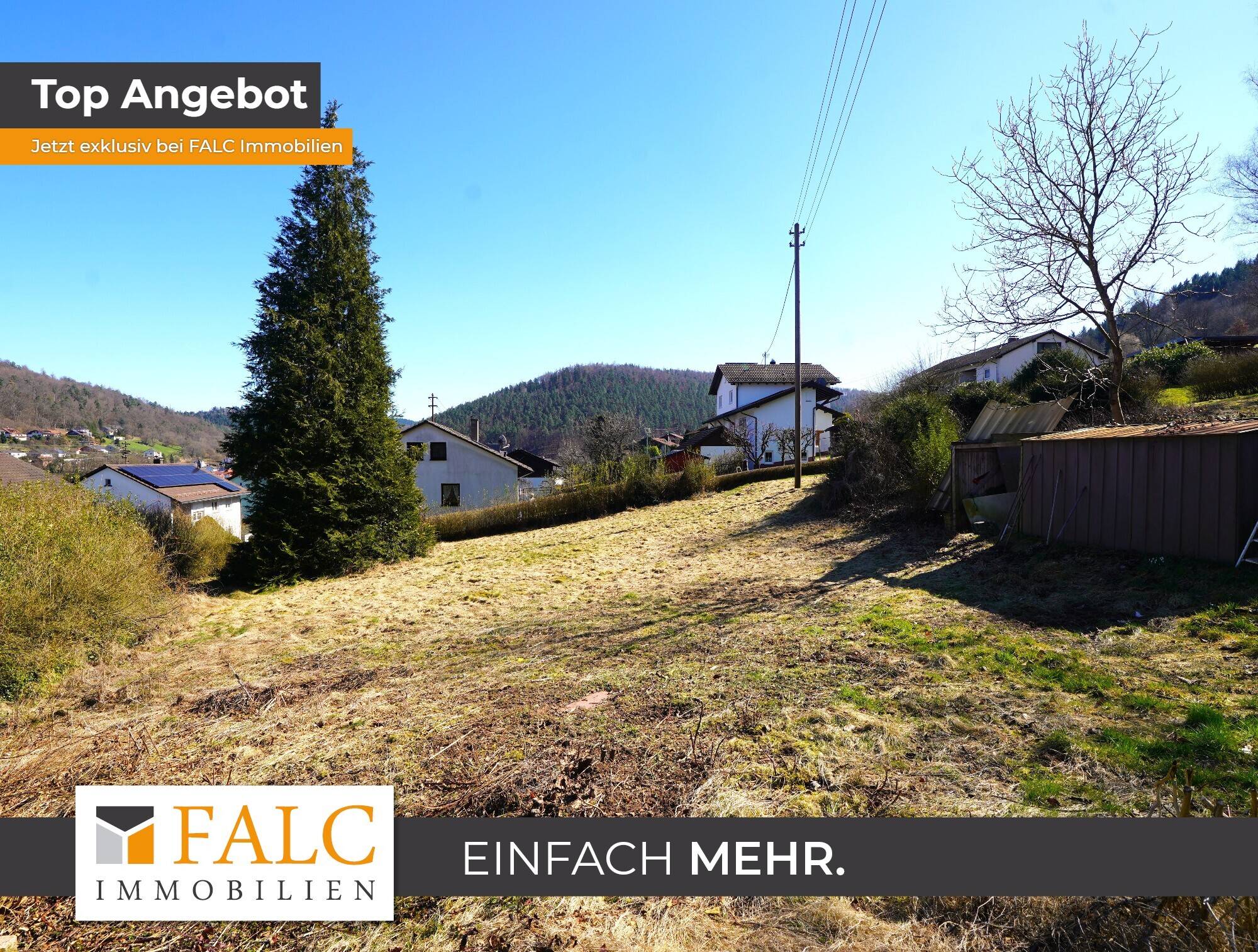 Traumhaftes Baugrundstück mit Weitblick ins Grüne in Rippberg – FALC Immobilien Heilbronn, 74731 Walldürn