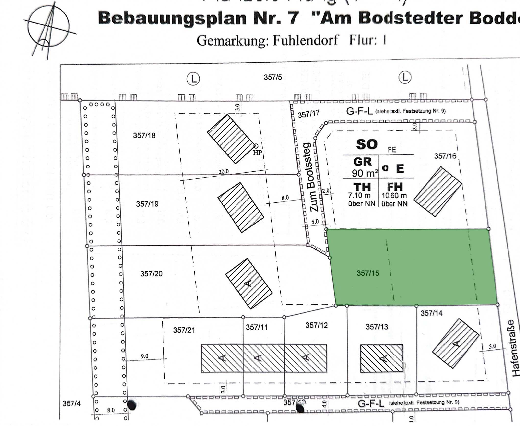 Baugrundstück am Bodstedter Bodden (mit Ferienhaus bebaubar), 18356 Fuhlendorf