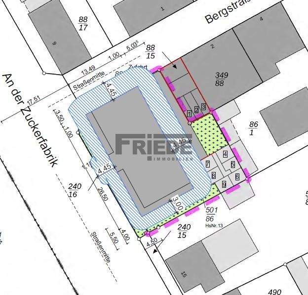 Baugrundstück mit Baugenehmigung für 9 WE und 756,22 m² Wohnfläche! Mitten in Uelzen, 29525 Uelzen