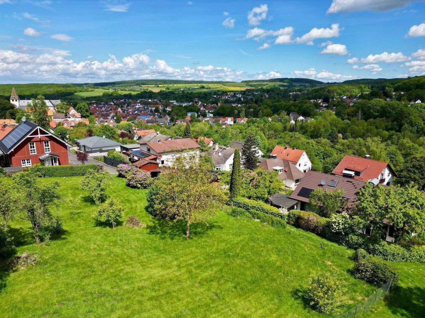 Attraktives Baugrundstück mit Panoramablick über Kaufungen, 34260 Kaufungen