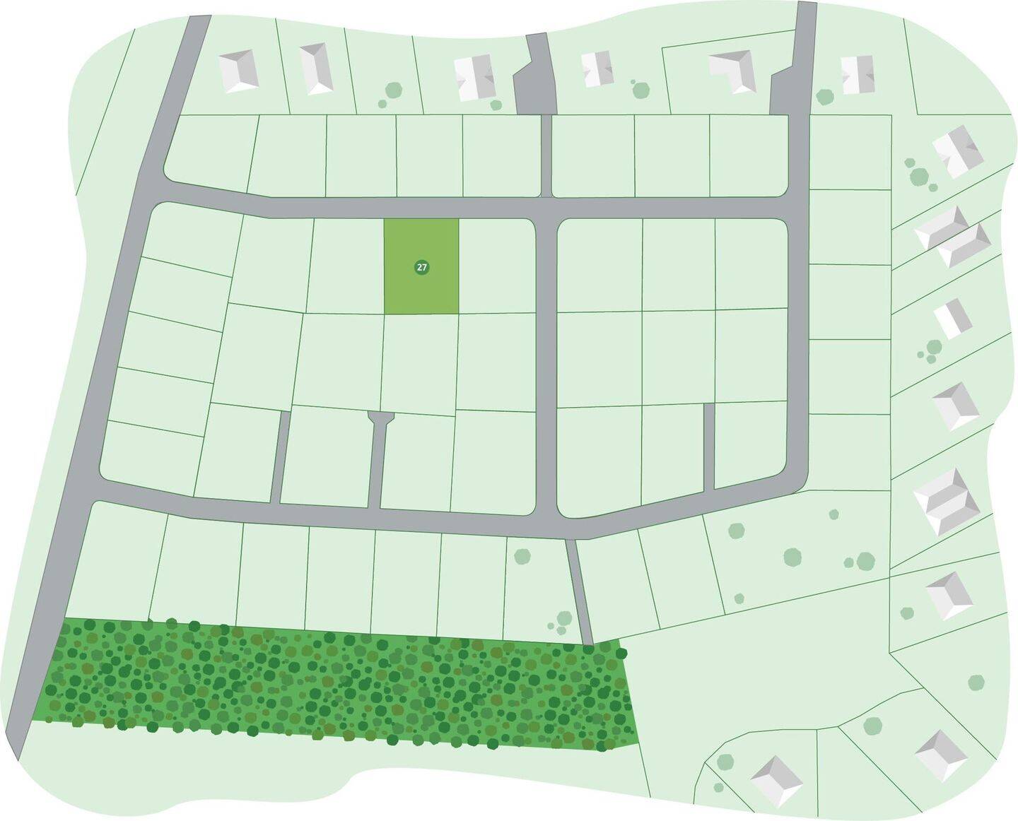 Neubau-Grundstück Nr.27 in Lage, 32791 Lage