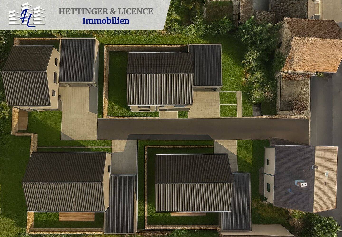 Baugrundstück mit hochwertiger Planung für exklusives Neubau-Ensemble mit vier EFH, 97199 Ochsenfurt