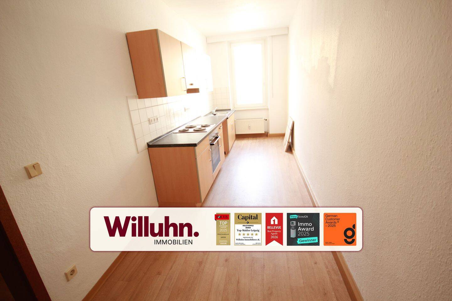 Für Studenten und Auszubildende, gleich große Zimmer, Einbauküche, 4159 Leipzig (Lützschena-Stahmeln Möckern Wahren)