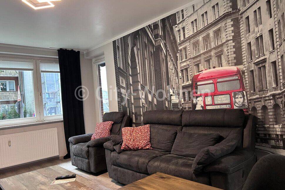 Möblierte 3 Zimmer-Wohnung mit Balkon in Hamburg-Barmbek-Süd, 22083 Hamburg (Hamburg-Nord Barmbek-Süd)