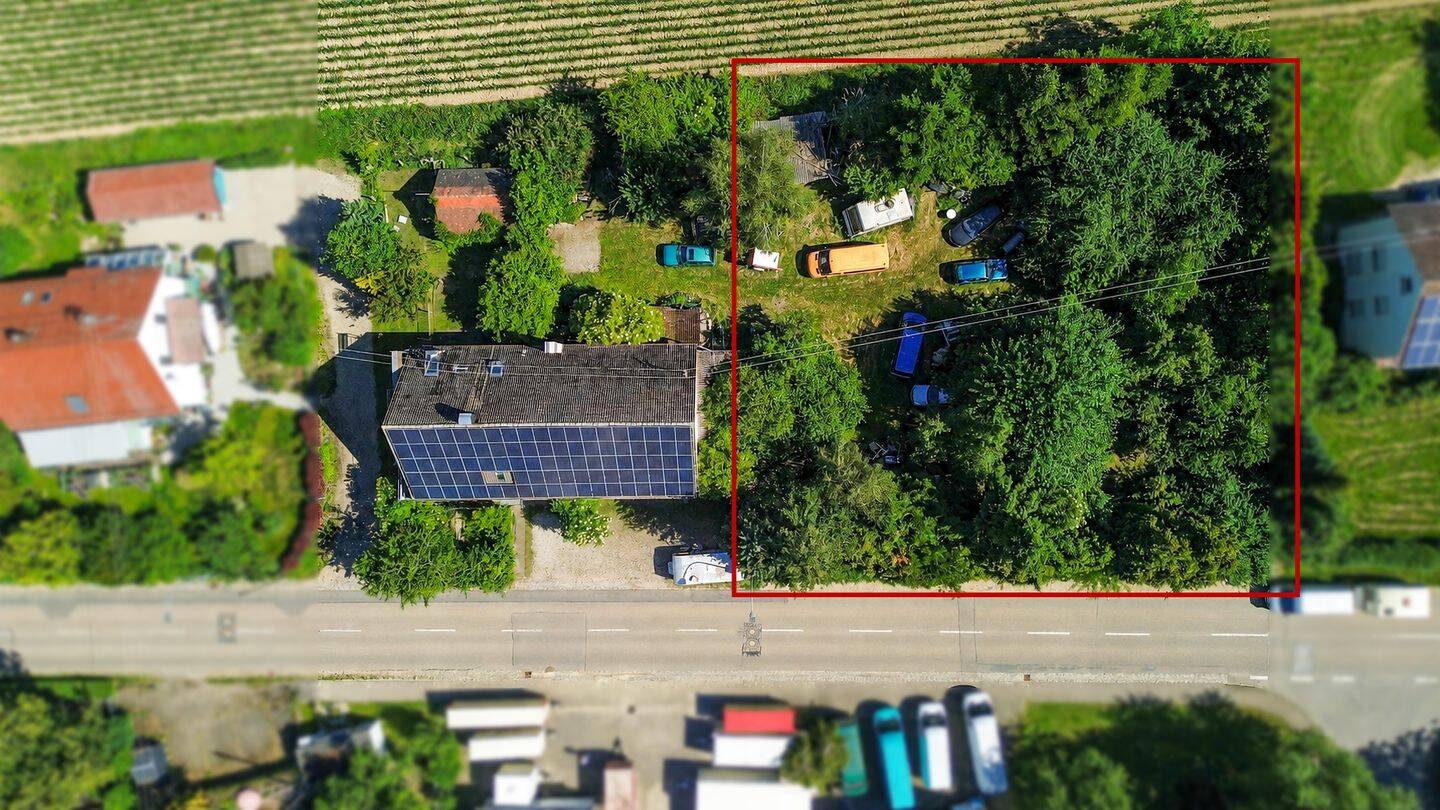 Teilgrundstück mit Blick ins Grüne – ca. 488 m² mit Baugenehmigung, 89185 Hüttisheim