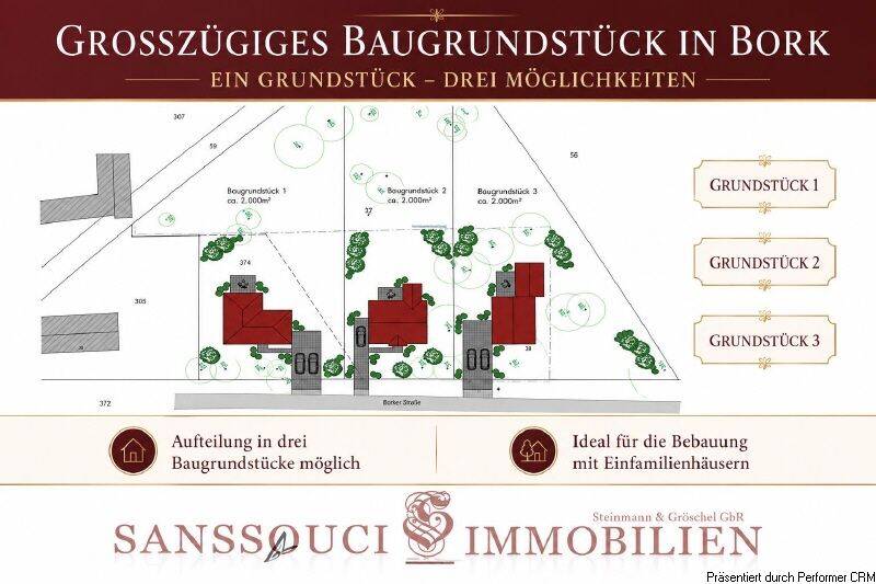 Drei exklusive Baugrundstücke in Bork bei Kyritz!, 16866 Kyritz