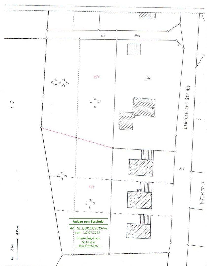 Baureifes Grundstück in Windeck-Rosbach: ab 480 m² provisionsfrei & unter Bodenrichtwert, 51570 Windeck