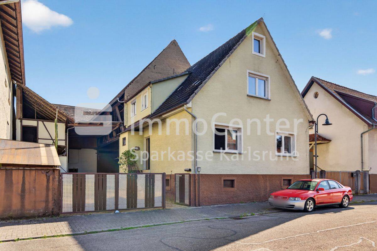 Grundstück mit Bestandsgebäude – Vielseitiges Sanierungs- und Neubaupotenzial in Stutensee-Staffort, 76297 Stutensee