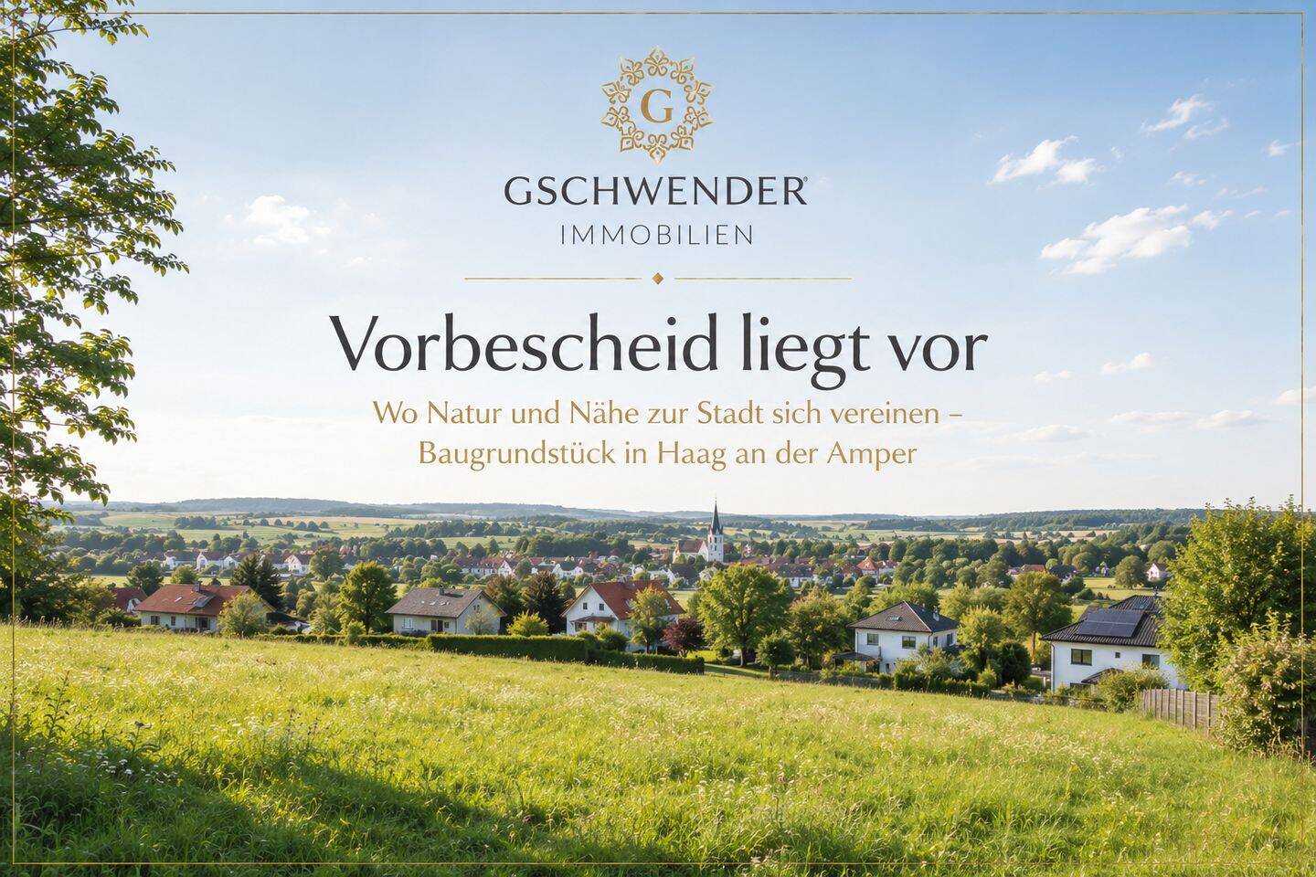 Vorbescheid liegt vor – Wo Natur und Nähe zur Stadt sich vereinen – Baugrundstück in Haag a.d. Amper, 85410 Haag a.d. Amper (Haag)