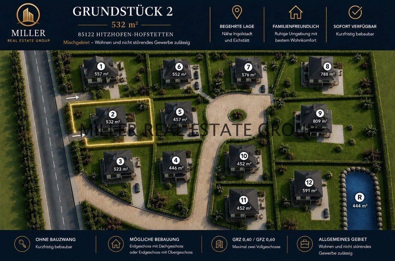 Exklusives Baugrundstück in Hitzhofen-Hofstetten – Hier beginnt Ihr neues Zuhause!, 85122 Hitzhofen