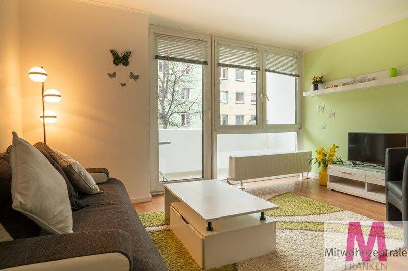 Stilvoll möblierte 2-Zimmerwohnung in bester Nürnberger Lage  Komfortabel wohnen in der Pirckheimerstraße, 90409 Nürnberg (Großreuth h. d. Veste Gärten h. d. Veste Maxfeld Schoppershof)