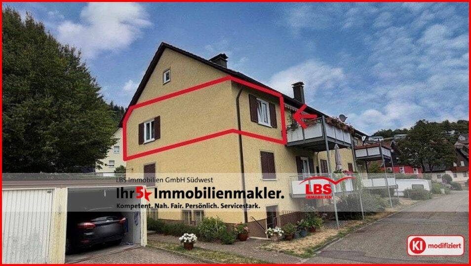 Gepflegte 2-Zimmer-Wohnung mit Balkon, 77709 Wolfach