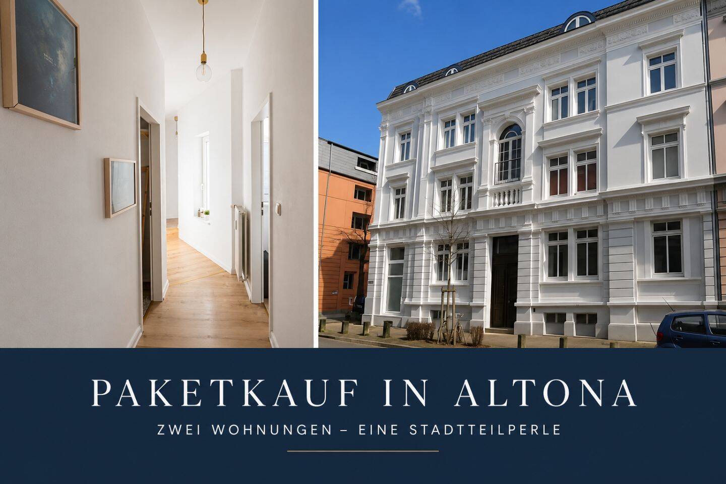 Über den Dächern von Altona: Zwei benachbarte Eigentumswohnungen als exklusives Gesamtpaket, 22767 Hamburg (Altona Altona-Altstadt Ottensen Sankt Pauli Sternschanze)