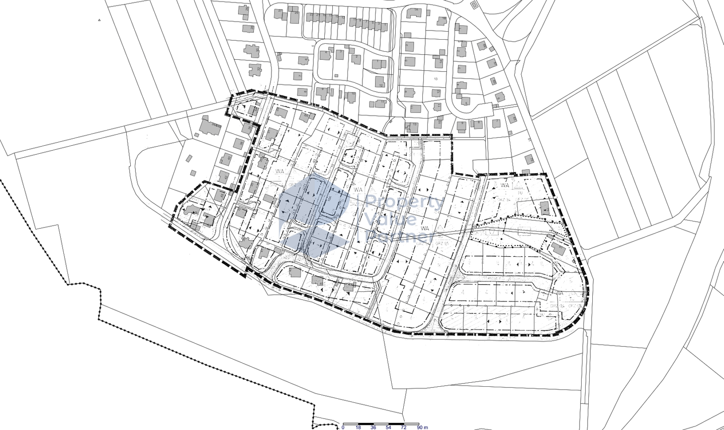 Wohnbaugrundstück 19 Bauplätze – Unbebaute Wiese mit rechtskräftigem B-Plan, 37133 Friedland