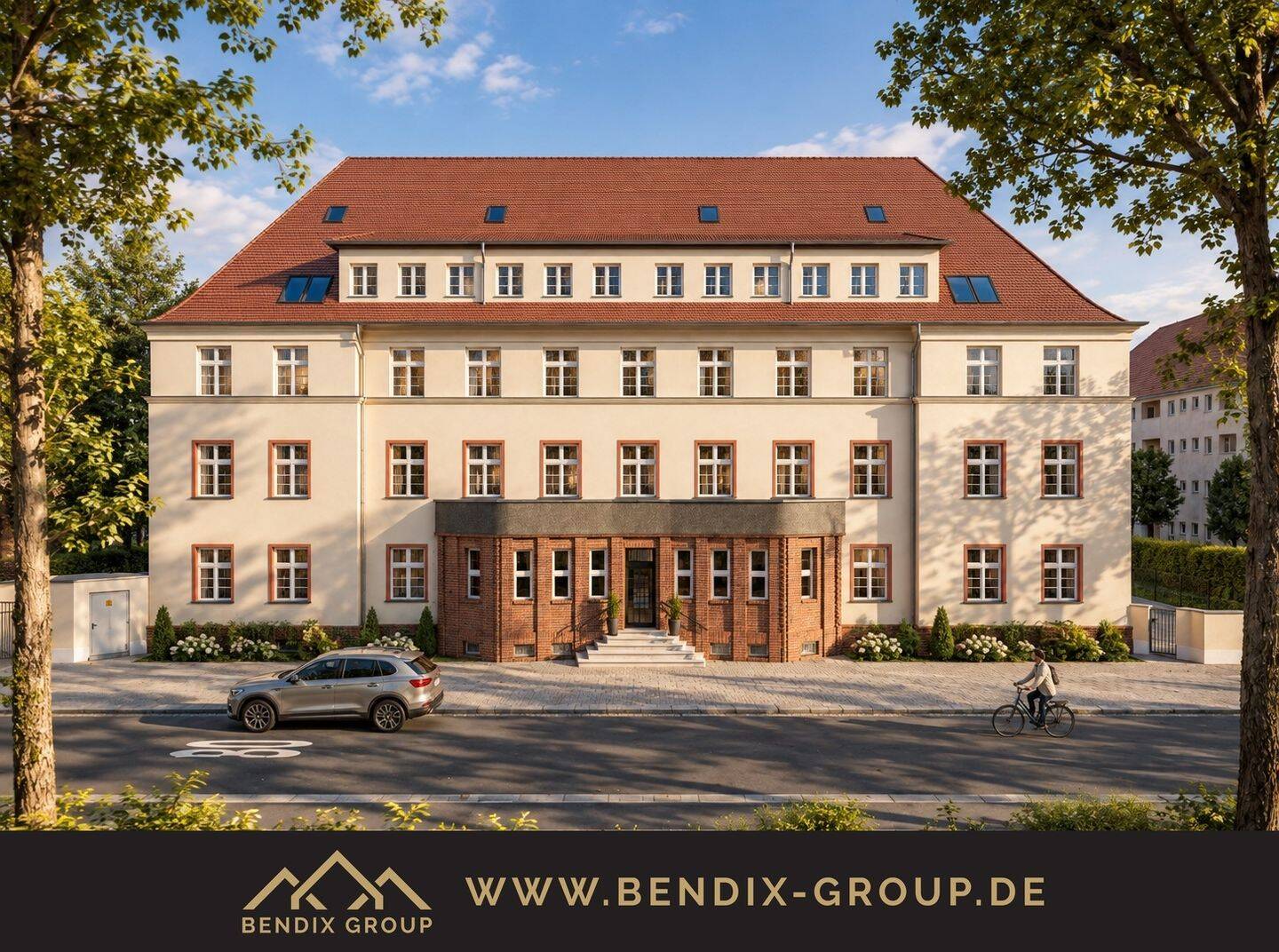 Wohnen mit Geschichte: 2-Zi.-Wohnung im 2. OG der Alten Post Gohlis – Moderne Aussattung I Mit Aufzug, 4155 Leipzig (Gohlis-Mitte Gohlis-Süd)