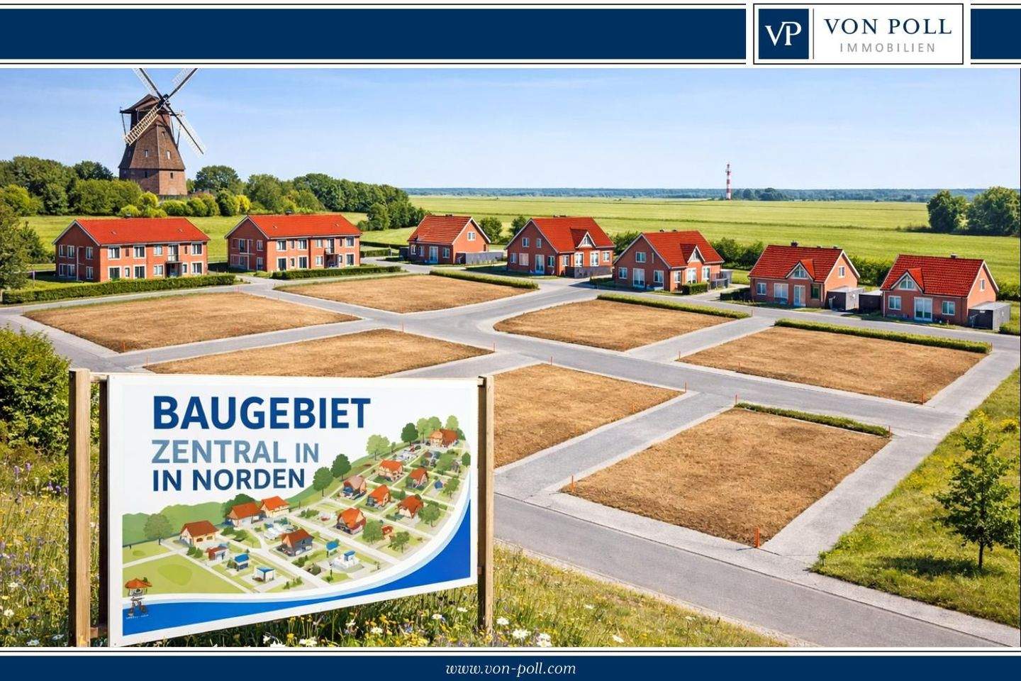 Begehrte Baugrundstücke in attraktivem Neubaugebiet, 26506 Norden