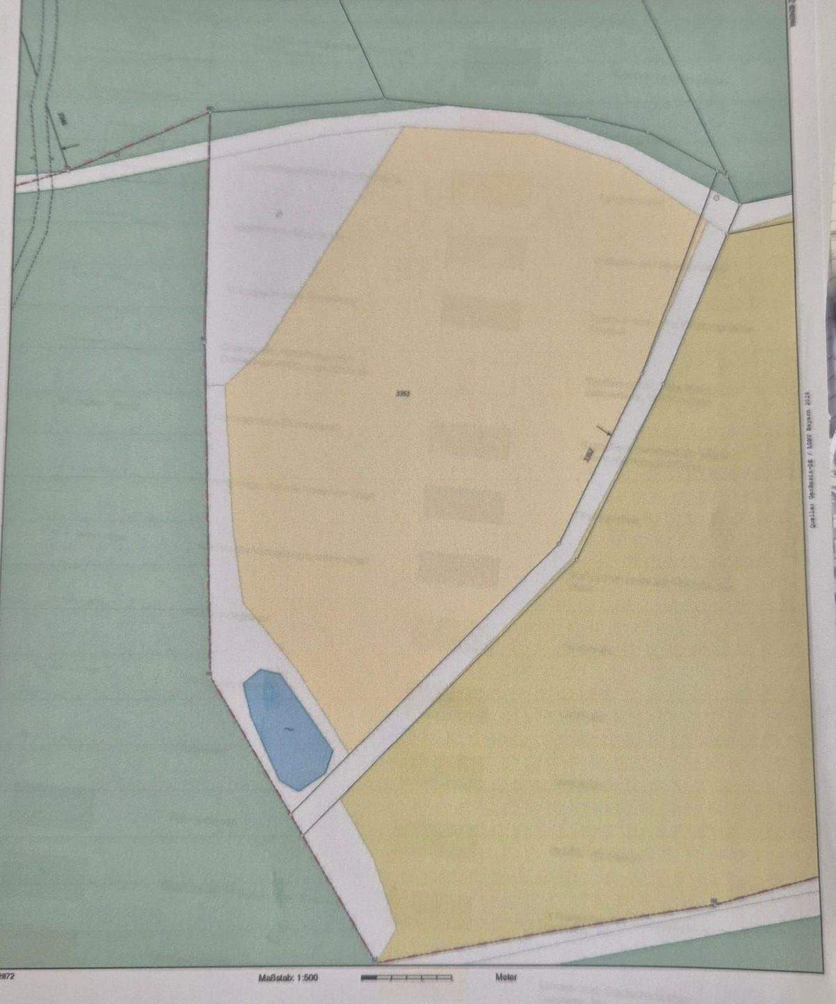 Landwirtschaftsfläche nähe Auernheim mit kleinem Weiher, 91757 Treuchtlingen