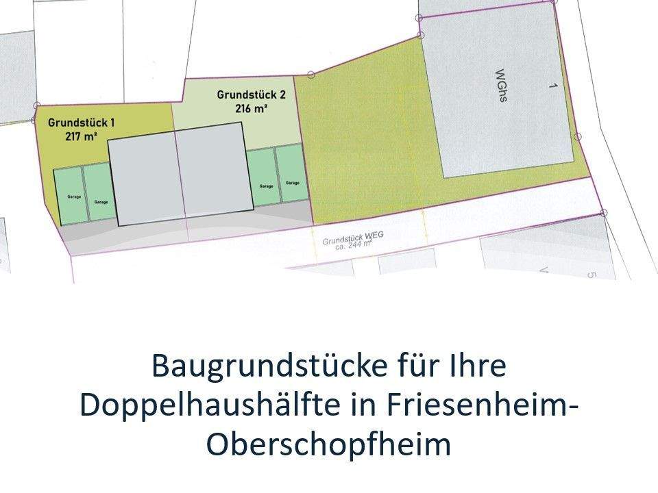 Ihr neues Zuhause: Baugrundstück für Doppelhaushälfte in Oberschopfheim, 77948 Friesenheim