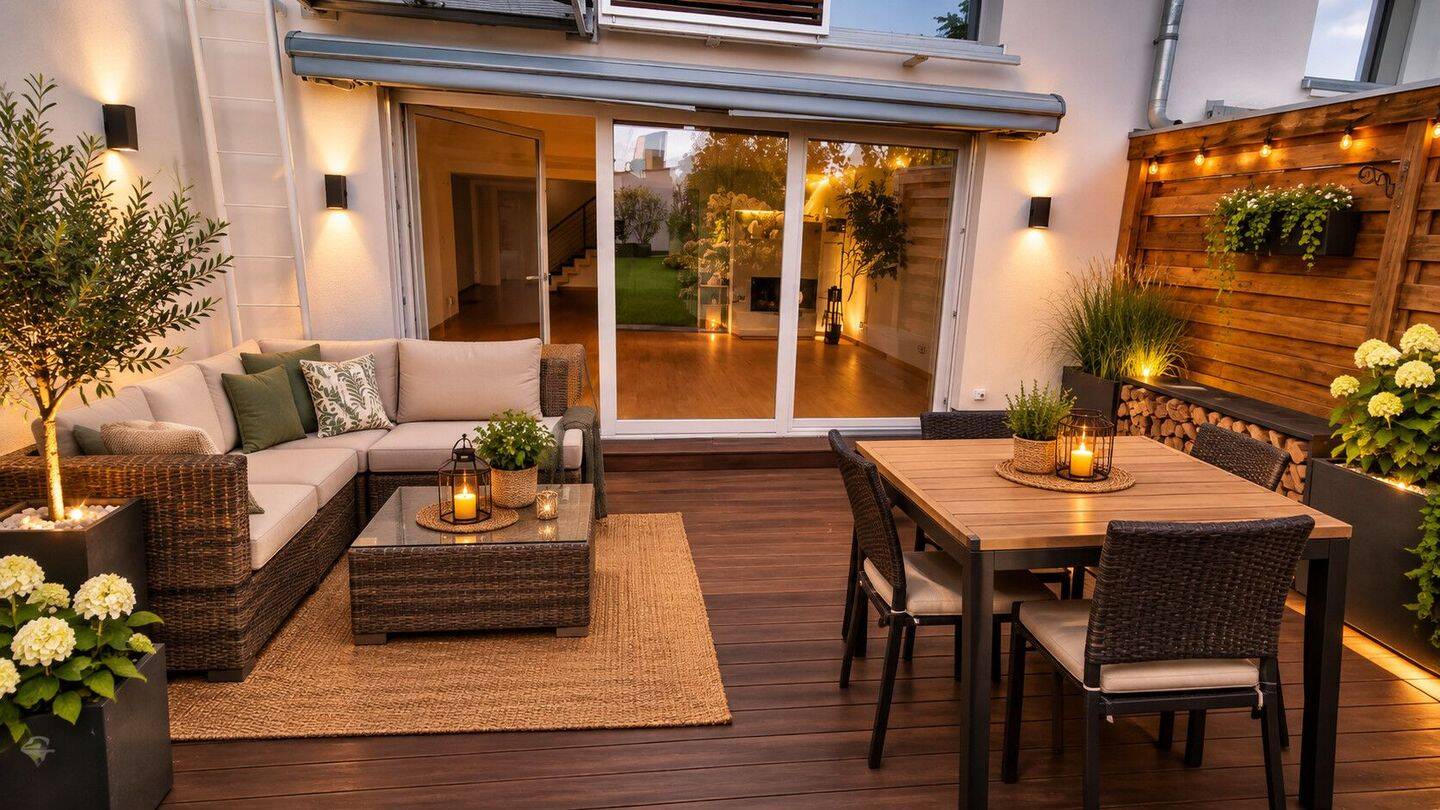Die Besondere! Wohlfühlen am Blauen Wunder mit Terrasse, eigenem Gartenanteil, Kamin + TG-Stellplatz, 1309 Dresden