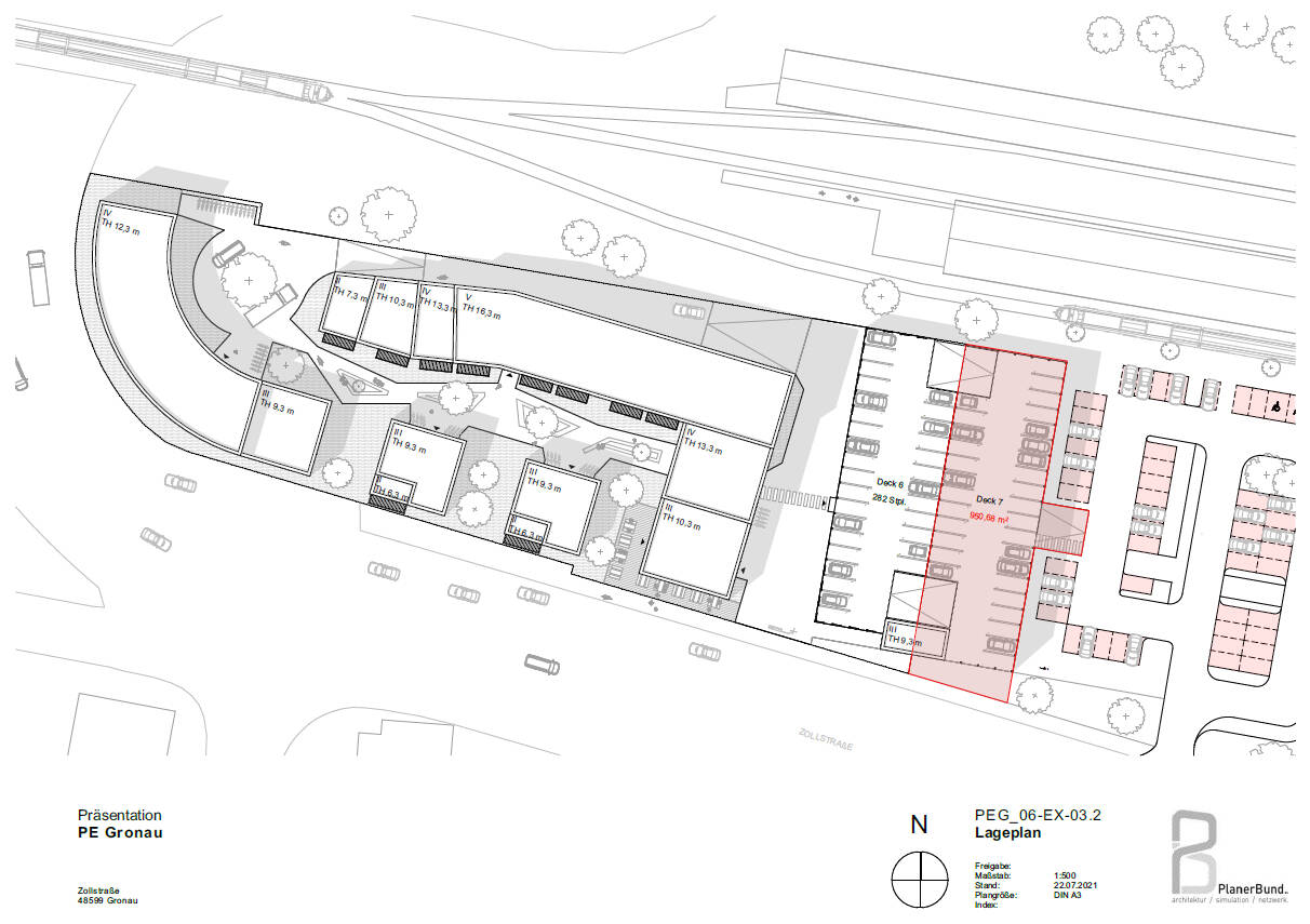 Potential für Visionäre –  6245m²  Baugrundstück am Bahnhof von Gronau, 48599 Gronau (Westf.)