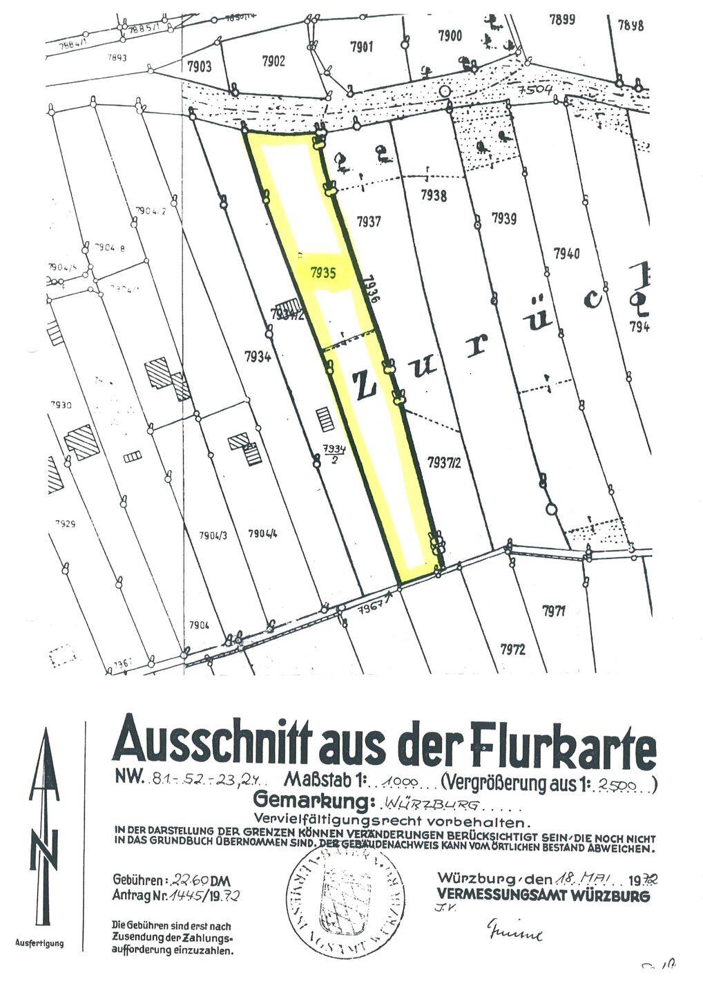 Wü-Unterdürrbach: Schönes Gartengrundstück für Naturfreunde, 97080 Würzburg (Altstadt Dürrbachau Grombühl Oberdürrbach Unterdürrbach)