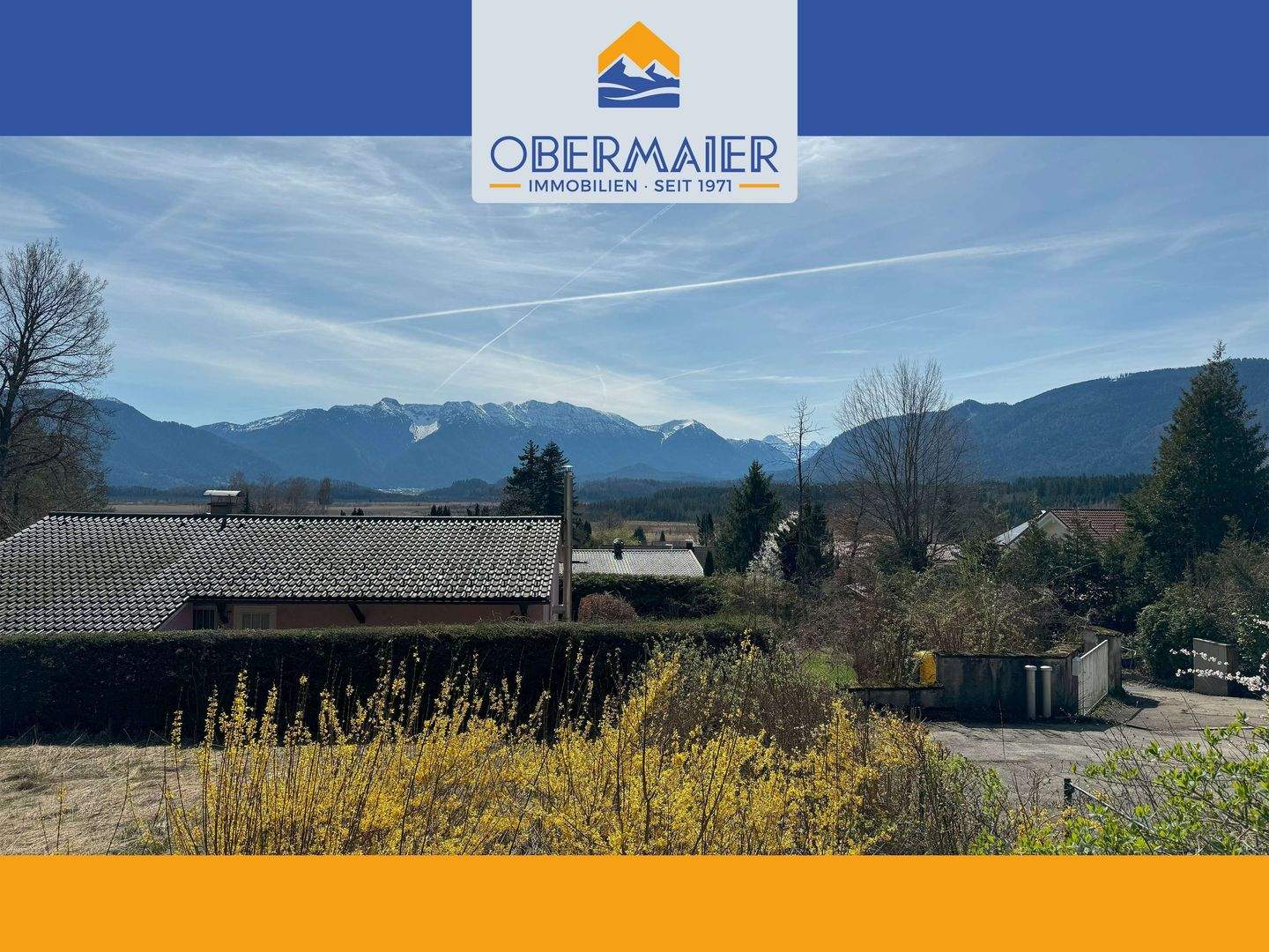 Traumhaftes & ruhig gelegenes Grundstück für Einfamilienhaus mit einzigartigem Alpenpanoramablick, 82418 Murnau a. Staffelsee (Murnau)
