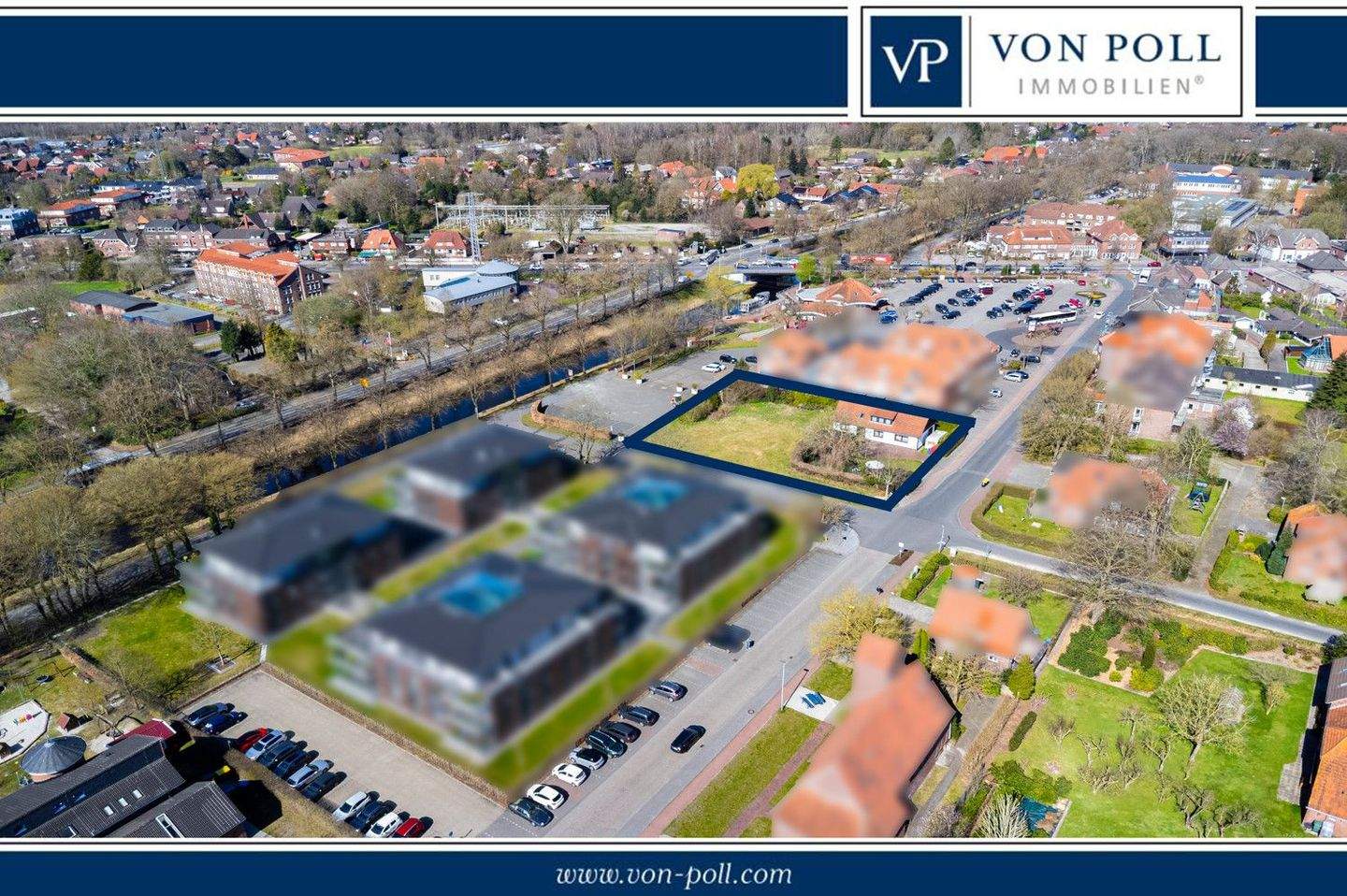 Filetstück im Zentrum von Wiesmoor – Exklusives Baugrundstück mit viel Potenzial & über 2000qm, 26639 Wiesmoor