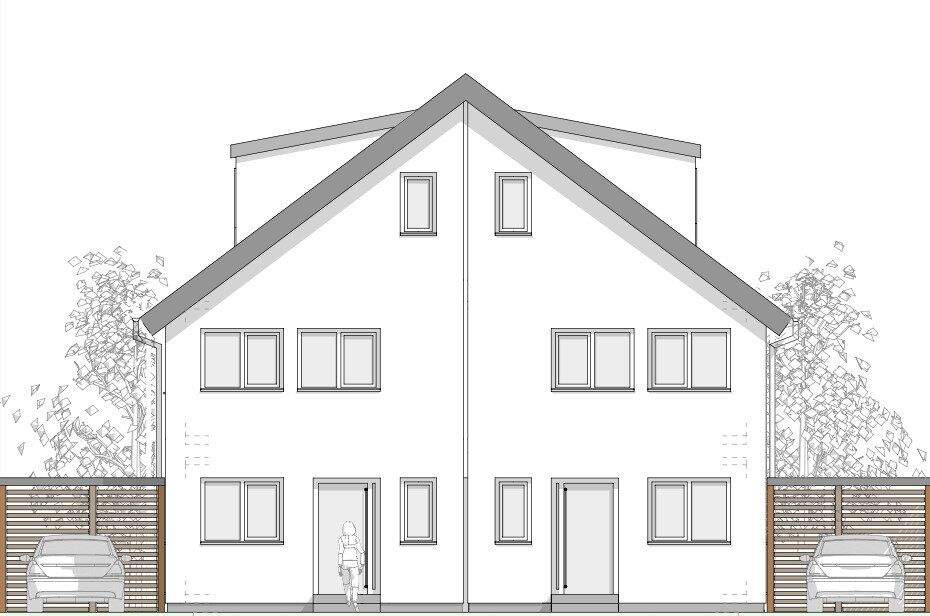 Baugrundstück inkl. Baugenehmigung für ein Doppelhaus in München!, 80933 München (Feldmoching-Hasenbergl Milbertshofen-Am Hart)