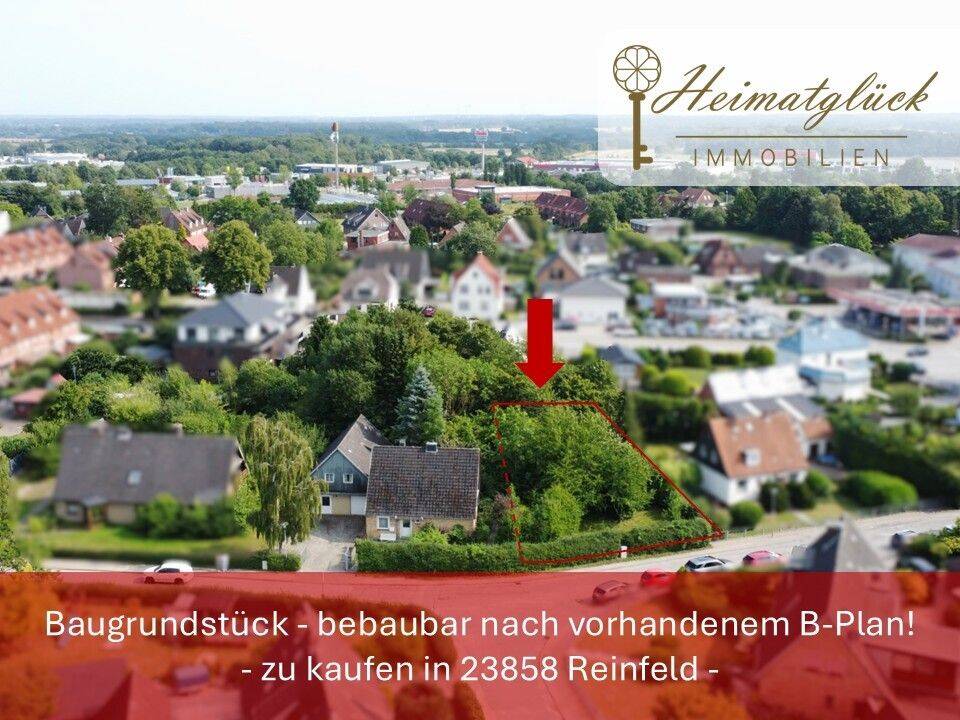 Baugrundstück – nach B-Plan bebaubar! Zu kaufen in 23858 Reinfeld!, 23858 Reinfeld (Holstein)