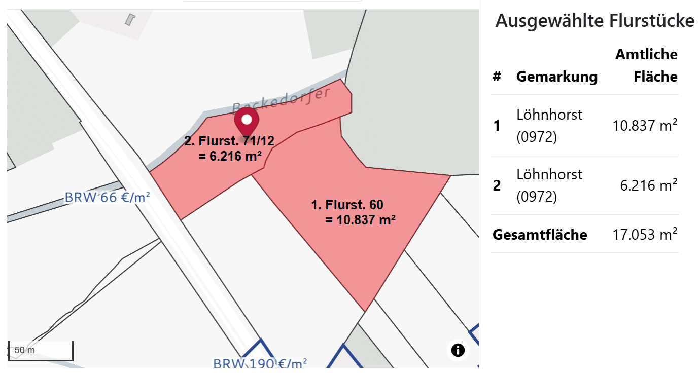 HB-Schwanewede/Löhnhorst: gr. Grundst. für Land-u. Forstwirtschaft, Gartenbau, Pferde-/Tierhaltung mit Scheune, evtl. Wohnhaus mgl., 28790 Schwanewede