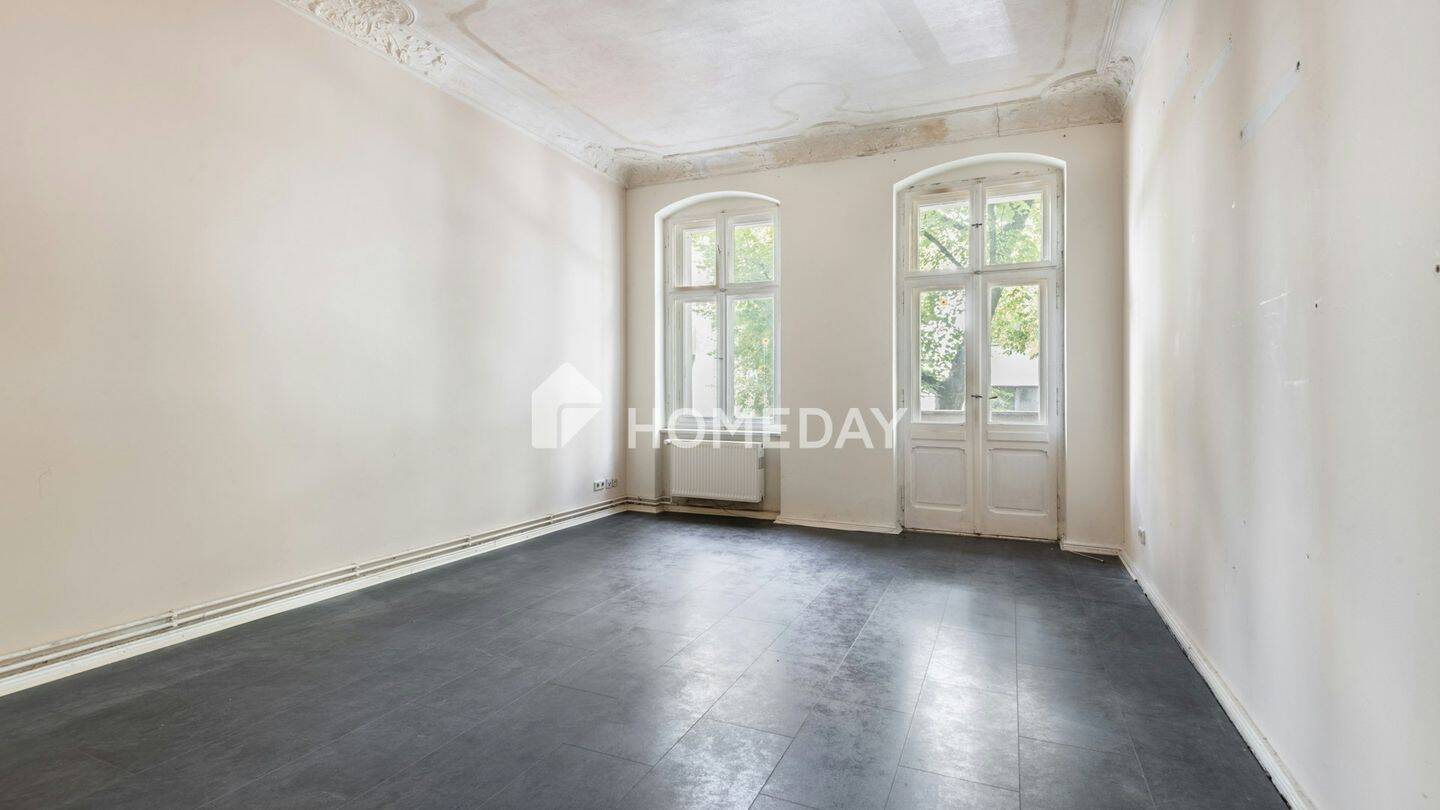Altbaucharme mit Balkon – zwei Zimmer mit Raum für eigene Ideen, 12439 Berlin (Treptow-Köpenick Kleingartenanlage Waldland Niederschöneweide)