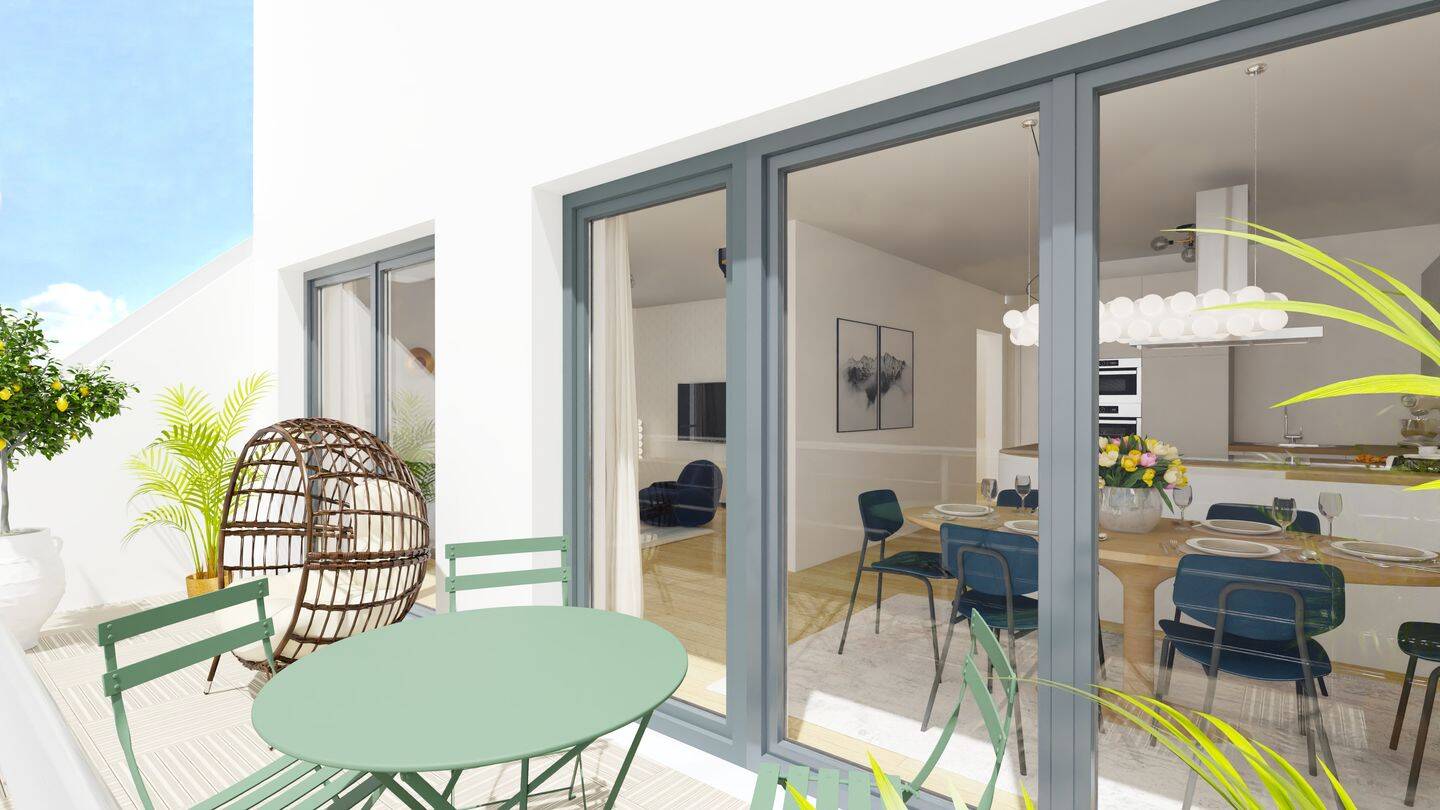 Lichtdurchflutete Drei-Zimmerwohnung mit Süd-Loggia, 71272 Renningen