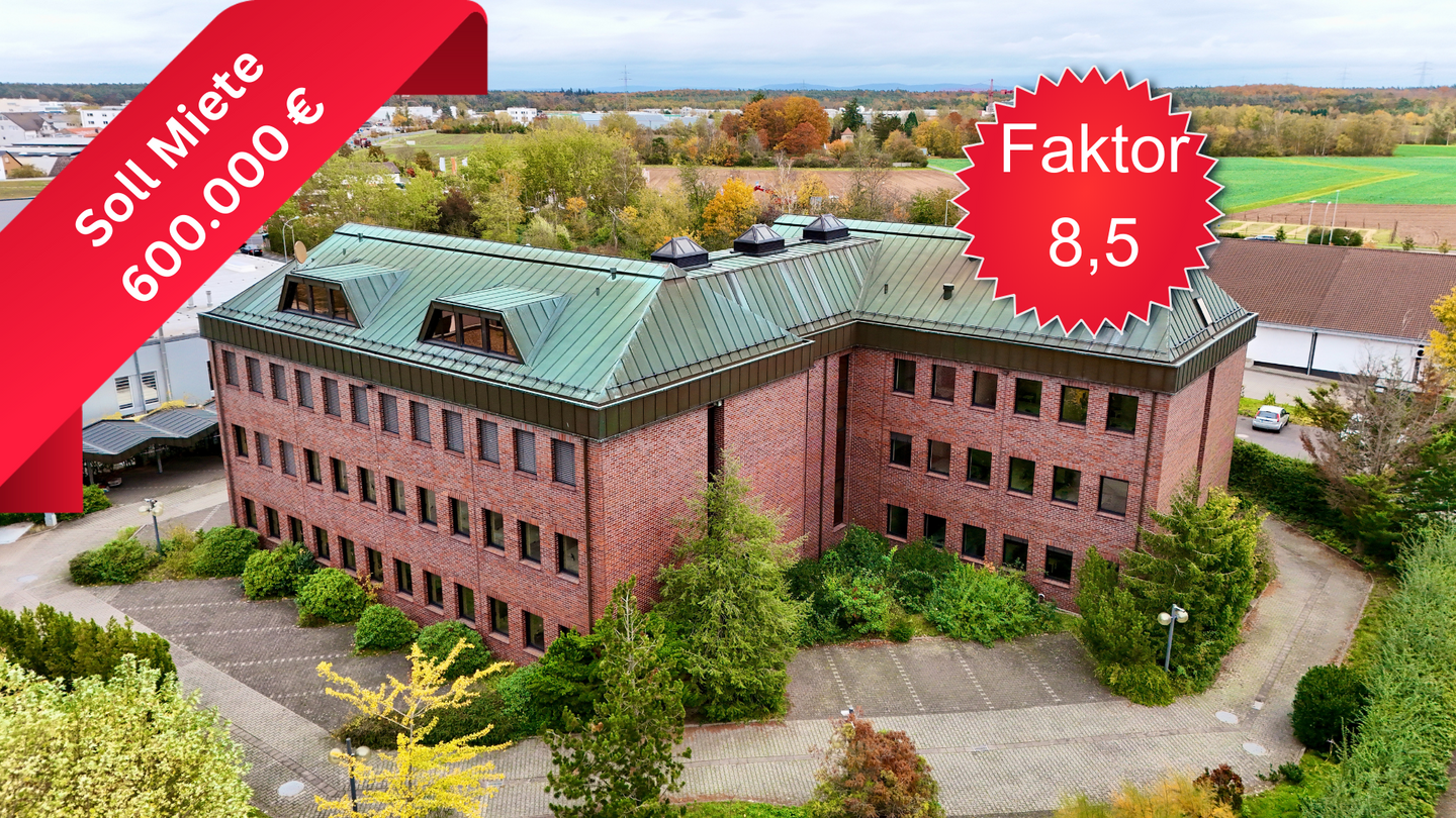 ???? FAKTOR 5 / SOLL Miete 50.000€/ Bruttorendite inkl. NK 16,4 %, 63128 Dietzenbach