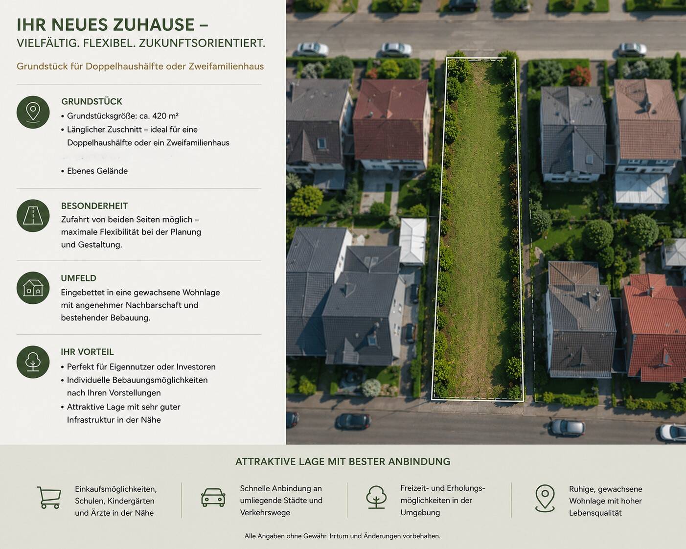 DHH oder ZFH – Das perfekte Grundstück für Ihr neues Zuhause, 77866 Rheinau