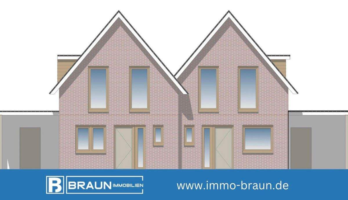 Attraktives Baugrundstück mit Baugenehmigung für ein Doppelhaus in begehrter Lage, 49393 Lohne (Oldenburg)
