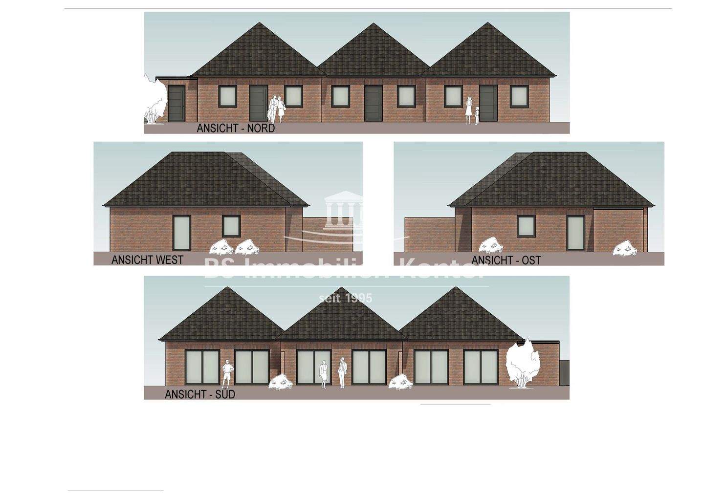 Projektiertes Grundstück mit Baugenehmigung für neun Bungalows zu verkaufen!, 26532 Großheide