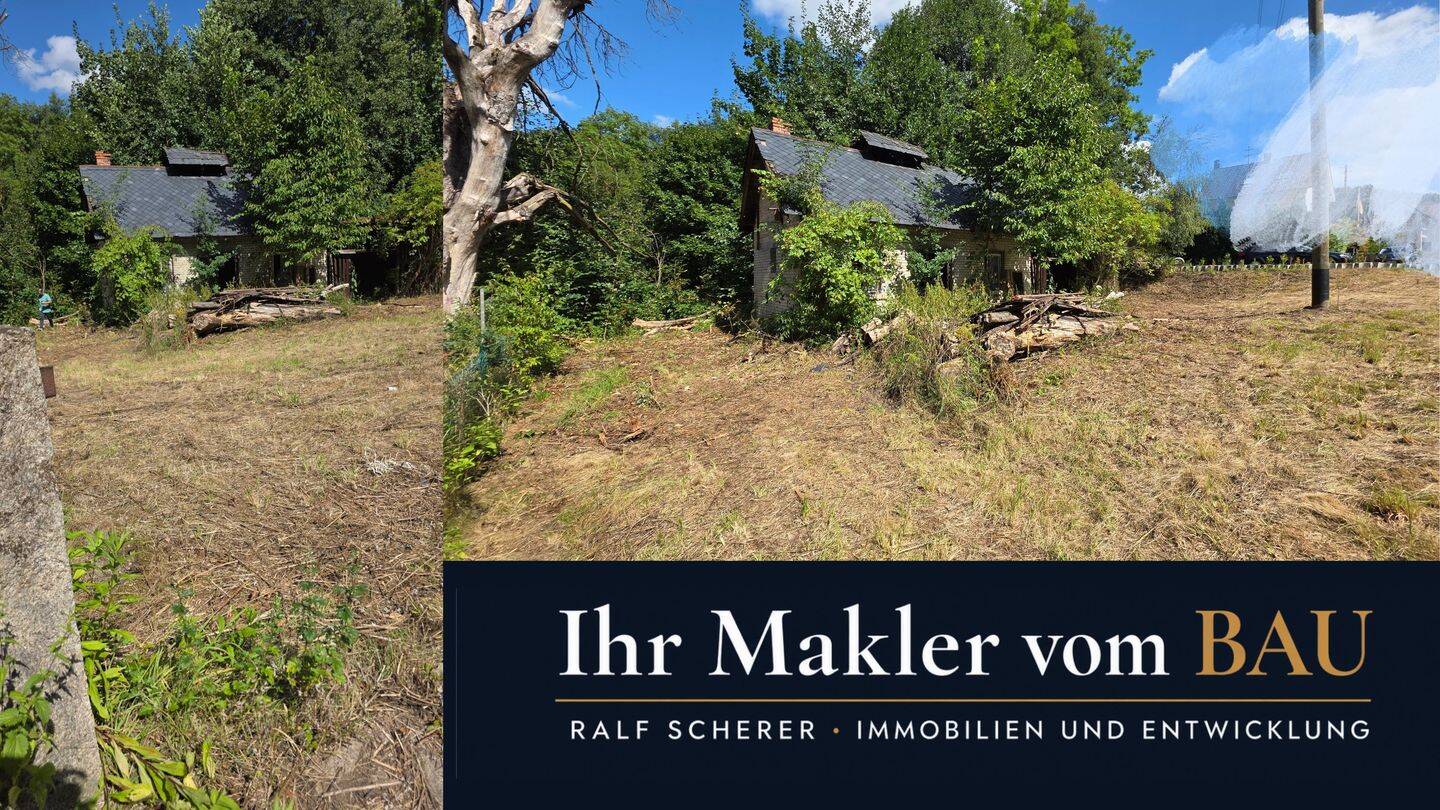 Baugrundstück mit Bachlauf, 388 m², wird baufrei übergeben, Bungalow bis 2 Vollgeschosse möglich – 95460 Goldmühl -Grundstück, 95460 Bad Berneck i. Fichtelgebirge