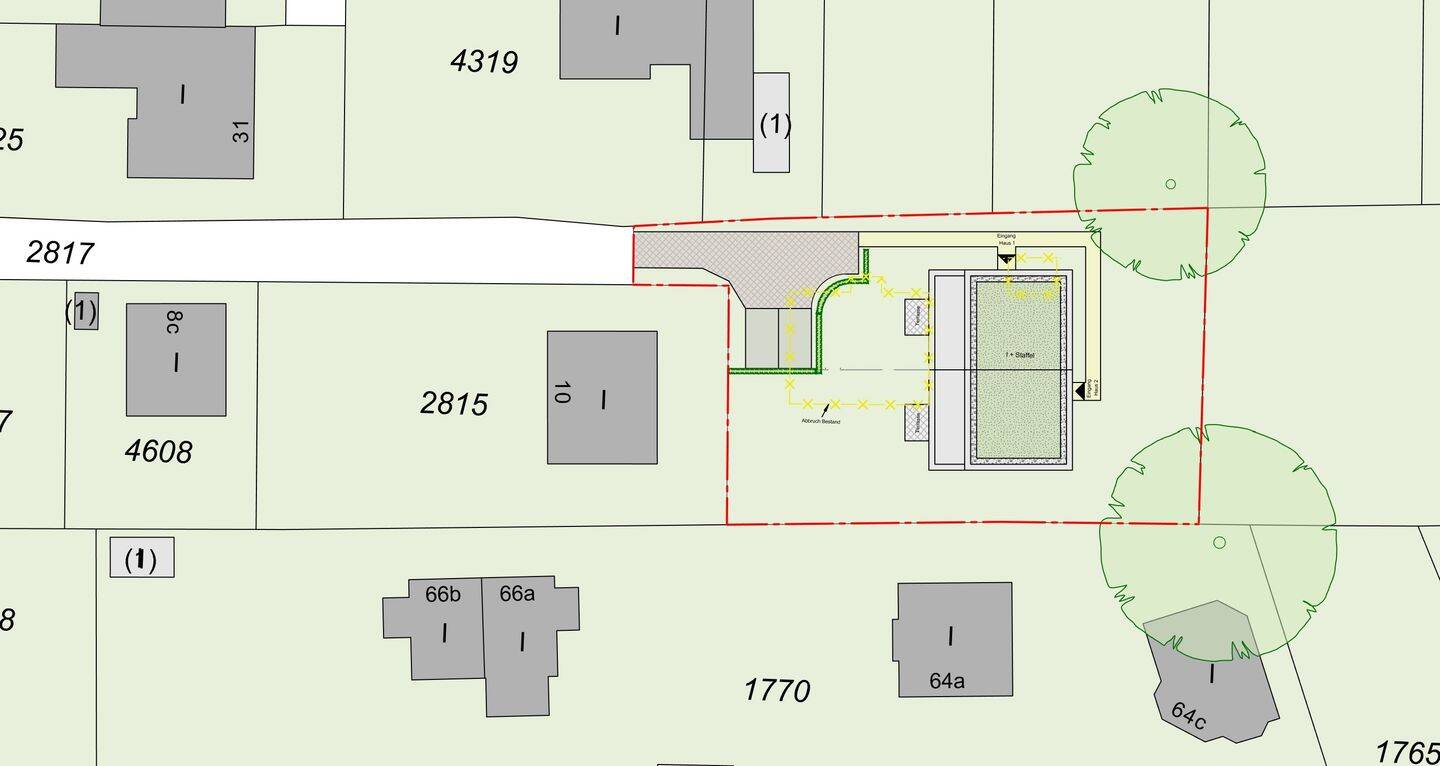 Weitläufiges Baugrundstück mit positivem Vorbescheid für ein Doppelhaus nahe den Brünschenwiesen in Hamburg – Rissen, 22559 Hamburg (Altona Rissen)