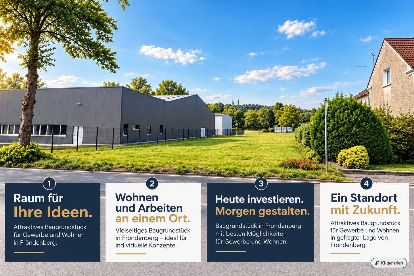 Fröndenberg: Wohnen und Arbeiten an einem Standort – vielseitiges Baugrundstück!, 58730 Fröndenberg/Ruhr