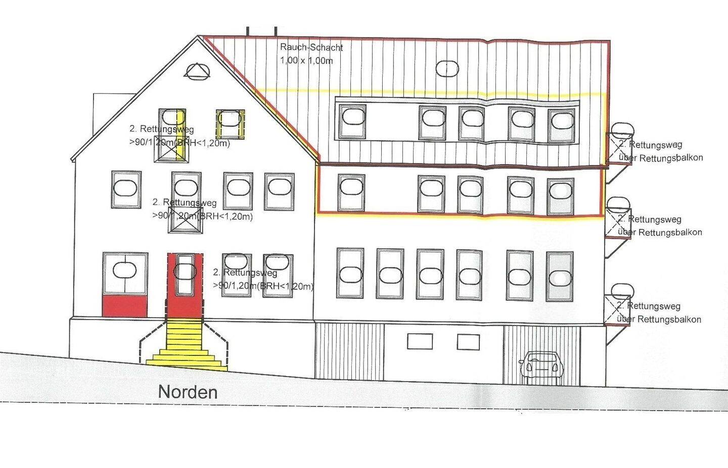 Projektpaket: Bestandsgebäude mit Baugenehmigung zum Umbau als Mehrfamilienhaus!, 97980 Bad Mergentheim