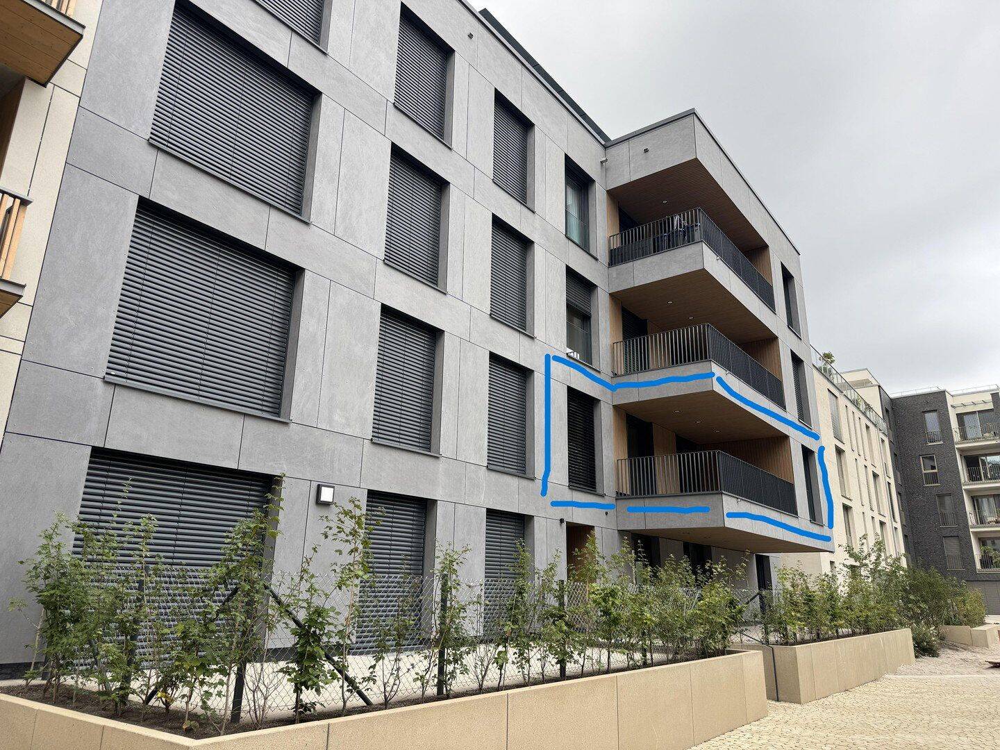 Quartier am Wiener Platz Feuerbach – 4 Zimmer Neubauwohnung mit Küche, Aufzug, Terrasse, Tiefgarage, 70469 Stuttgart (Feuerbach Zuffenhausen)