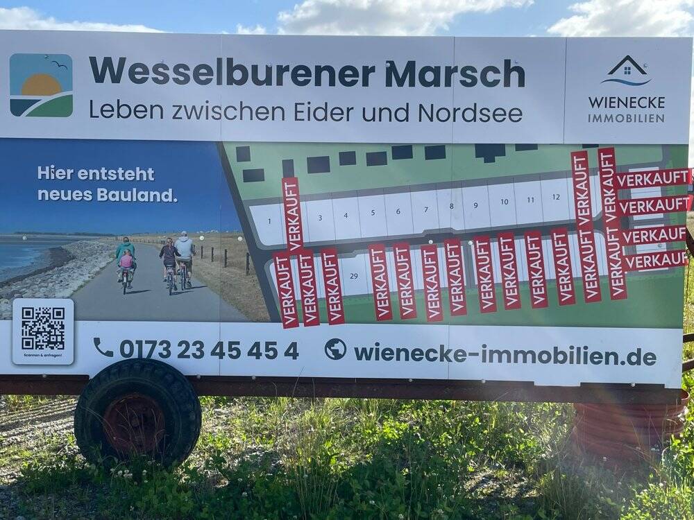 Sofort Bauen möglich, 25764 Wesselburen